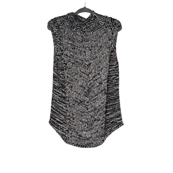 White house black market officer blue/white tank top sweater L NWT - Picture 2 of 5